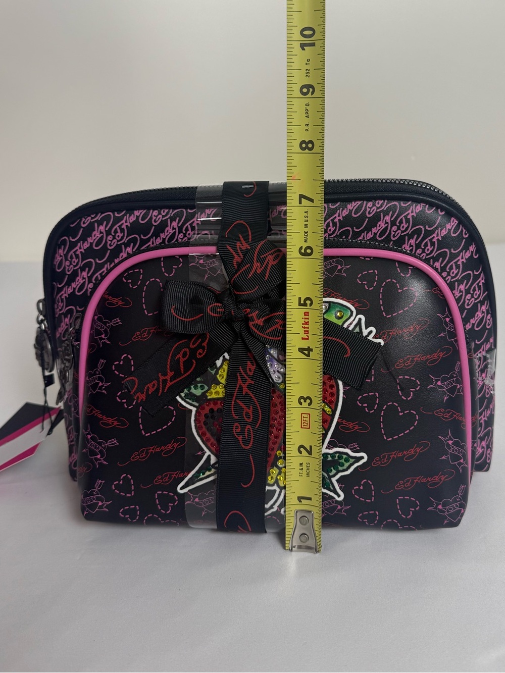 Ed Hardy 2-Piece Rhinestone Cosmetic Bag Set ✨🖤 - Picture 10 of 10